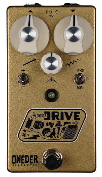 gold drive pedal Oneder Drive V2 – Oneder Effects